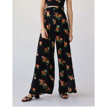 Black Dots Pattern Decorated Pants