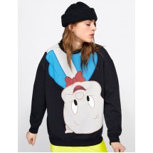 Black Pig Younger Print Sweater